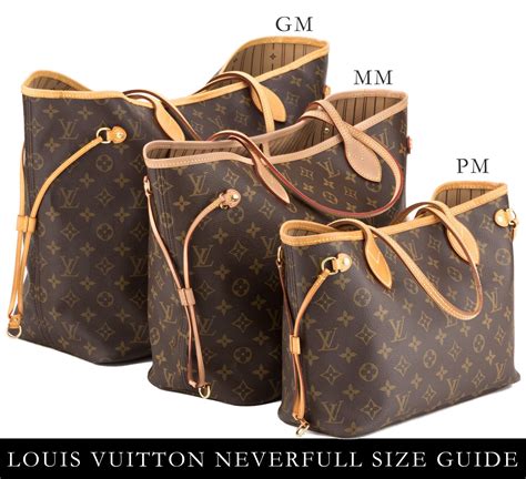 louis vuitton neverfull gm size cm